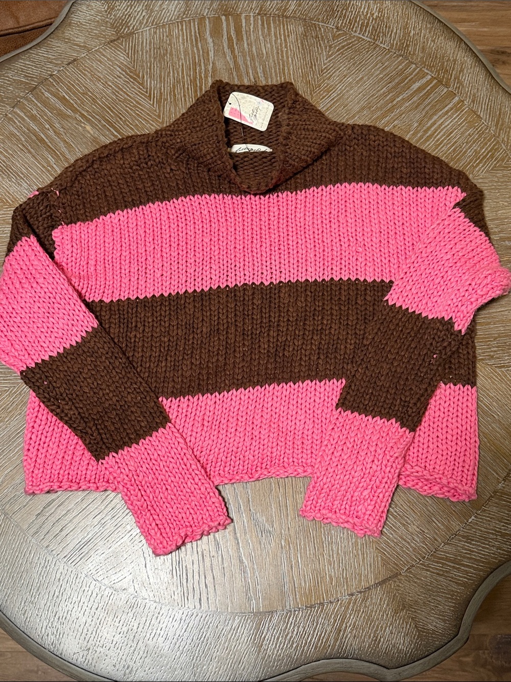 Free People Opal Rollneck Knit Stripe Sweater